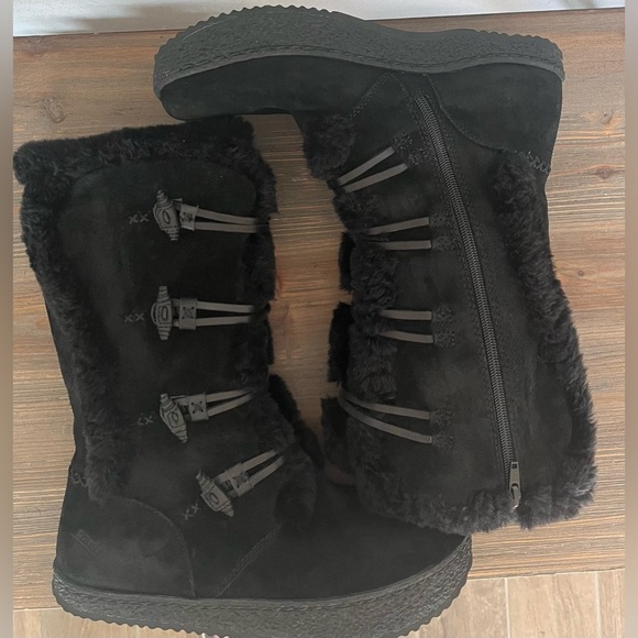 EARTH Thinsulate Insulation Leather Upper Boots Size 8B - Picture 2 of 13